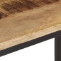 Mesa consola madera maciza de mango rugosa 70x35x70 cm by , Side tables - Ref: Foro24-374070, Price: 93,36 €, Discount: %