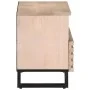 Mueble de TV madera maciza de mango blanco 70x34x46 cm by , CD and DVD storage - Ref: Foro24-377444, Price: 67,52 €, Discount: %