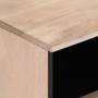 TV-Möbel aus massivem weißem Mangoholz 70x34x46 cm von , CD- und DVD-Speicher - Ref: Foro24-377444, Preis: 68,14 €, Rabatt: %