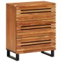 Massiver Akazienholz-Sideboard 60x34x75 cm von , Schließfächer und Lagerschränke - Ref: Foro24-377452, Preis: 162,07 €, Rabat...