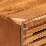 Aparador de madera maciza acacia 60x34x75 cm de , Taquillas y armarios de almacenamiento - Ref: Foro24-377452, Precio: 161,96...