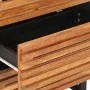 Aparador de madera maciza acacia 60x34x75 cm de , Taquillas y armarios de almacenamiento - Ref: Foro24-377452, Precio: 159,32...