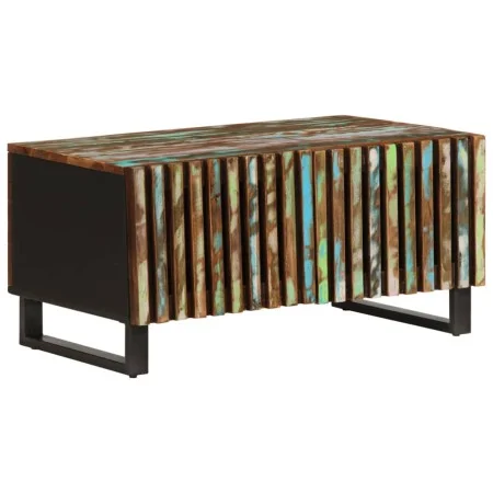 Mesa de centro madera maciza de acacia 80x51x40 cm de , Mesas de centro - Ref: Foro24-377465, Precio: 109,03 €, Descuento: %