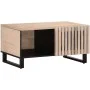 Massiver Couchtisch aus weißem Mangoholz 80x51x40 cm von , Couchtisch - Ref: Foro24-377459, Preis: 76,28 €, Rabatt: %