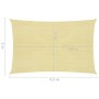 Toldo de vela beige HDPE 160 g/m² 3x4,5 m de vidaXL, Sombrillas - Ref: Foro24-311128, Precio: 28,41 €, Descuento: %