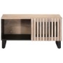 Mesa de centro de madera maciza de mango blanca 80x51x40 cm by , Coffee table - Ref: Foro24-377459, Price: 76,97 €, Discount: %