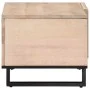 Massiver Couchtisch aus weißem Mangoholz 80x51x40 cm von , Couchtisch - Ref: Foro24-377459, Preis: 76,28 €, Rabatt: %