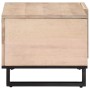 Massiver Couchtisch aus weißem Mangoholz 80x51x40 cm von , Couchtisch - Ref: Foro24-377459, Preis: 76,97 €, Rabatt: %