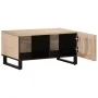 Massiver Couchtisch aus weißem Mangoholz 80x51x40 cm von , Couchtisch - Ref: Foro24-377459, Preis: 76,28 €, Rabatt: %