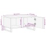 Massiver Couchtisch aus weißem Mangoholz 80x51x40 cm von , Couchtisch - Ref: Foro24-377459, Preis: 76,97 €, Rabatt: %