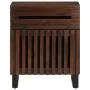 Mesita de noche madera maciza mango marrón 50x34x60 cm de , Mesitas de noche - Ref: Foro24-377478, Precio: 85,74 €, Descuento: %