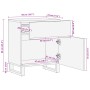 Mesita de noche madera maciza mango marrón 50x34x60 cm by , Nightstands - Ref: Foro24-377478, Price: 86,91 €, Discount: %