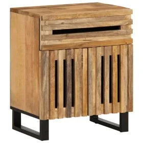 Mesita de noche madera maciza de acacia 50x34x60 cm by , Nightstands - Ref: Foro24-377492, Price: 77,62 €, Discount: %