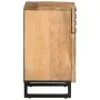 Mesita de noche madera maciza de acacia 50x34x60 cm by , Nightstands - Ref: Foro24-377492, Price: 77,62 €, Discount: %
