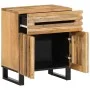 Mesita de noche madera maciza de acacia 50x34x60 cm by , Nightstands - Ref: Foro24-377492, Price: 77,62 €, Discount: %