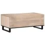 Mesa de centro de madera maciza mango blanco 100x55x40 cm by , Coffee table - Ref: Foro24-377499, Price: 100,26 €, Discount: %