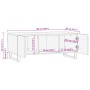 Massiver Couchtisch aus weißem Mangoholz 100x55x40 cm. von , Couchtisch - Ref: Foro24-377499, Preis: 101,17 €, Rabatt: %