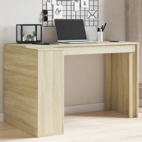 Ingenieurholz-Schreibtisch in Sonoma-Eiche 123,5x73,5x75 cm von , Schreibtische - Ref: Foro24-847984, Preis: 95,82 €, Rabatt: %
