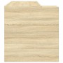 Escritorio madera de ingeniería roble Sonoma 123,5x73,5x75 cm by , Desks - Ref: Foro24-847984, Price: 97,45 €, Discount: %