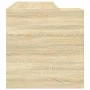 Ingenieurholz-Schreibtisch in Sonoma-Eiche 123,5x73,5x75 cm von , Schreibtische - Ref: Foro24-847984, Preis: 95,82 €, Rabatt: %