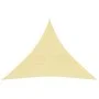 Beige HDPE sail awning 160 g/m² 3x3x3 m by vidaXL, Umbrellas - Ref: Foro24-311142, Price: 19,95 €, Discount: %