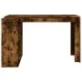 Escritorio madera de ingeniería roble ahumado 123,5x73,5x75 cm de , Escritorios - Ref: Foro24-847986, Precio: 95,65 €, Descue...