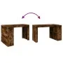 Escritorio madera de ingeniería roble ahumado 123,5x73,5x75 cm de , Escritorios - Ref: Foro24-847986, Precio: 95,65 €, Descue...