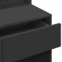 Tocador con luces LED negro 80x41x144,5 cm de , Tocadores para dormitorios - Ref: Foro24-848179, Precio: 118,99 €, Descuento: %