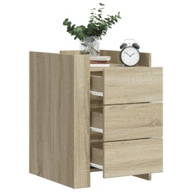 Mesita de noche madera de ingeniería roble Sonoma 45x50x65 cm von , Nachttische - Ref: Foro24-848306, Preis: 86,26 €, Rabatt: %