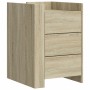 Mesita de noche madera de ingeniería roble Sonoma 45x50x65 cm by , Nightstands - Ref: Foro24-848306, Price: 86,26 €, Discount: %