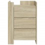 Mesita de noche madera de ingeniería roble Sonoma 45x50x65 cm by , Nightstands - Ref: Foro24-848306, Price: 86,26 €, Discount: %