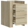 Mesita de noche madera de ingeniería roble Sonoma 45x50x65 cm by , Nightstands - Ref: Foro24-848306, Price: 86,26 €, Discount: %