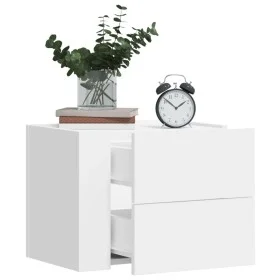 Mesita de noche de pared blanco 45x30x35 cm by , Nightstands - Ref: Foro24-848325, Price: 46,66 €, Discount: %