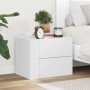 Mesita de noche de pared blanco 45x30x35 cm de , Mesitas de noche - Ref: Foro24-848325, Precio: 43,15 €, Descuento: %