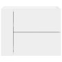 Mesita de noche de pared blanco 45x30x35 cm de , Mesitas de noche - Ref: Foro24-848325, Precio: 43,15 €, Descuento: %