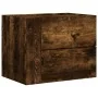 Mesita de noche de pared color roble ahumado 45x30x35 cm von , Nachttische - Ref: Foro24-848333, Preis: 41,31 €, Rabatt: %