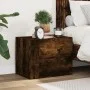 Mesita de noche de pared color roble ahumado 45x30x35 cm von , Nachttische - Ref: Foro24-848333, Preis: 41,31 €, Rabatt: %
