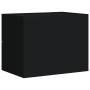Mesita de noche de pared negra 45x30x35 cm de , Mesitas de noche - Ref: Foro24-848327, Precio: 44,26 €, Descuento: %