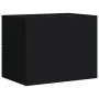 Mesita de noche de pared negra 45x30x35 cm de , Mesitas de noche - Ref: Foro24-848327, Precio: 42,47 €, Descuento: %