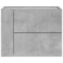 Mesitas de noche de pared 2 unidades gris hormigón 45x30x35 cm von , Nachttische - Ref: Foro24-848331, Preis: 41,31 €, Rabatt: %