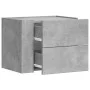 Mesitas de noche de pared 2 unidades gris hormigón 45x30x35 cm von , Nachttische - Ref: Foro24-848331, Preis: 41,31 €, Rabatt: %