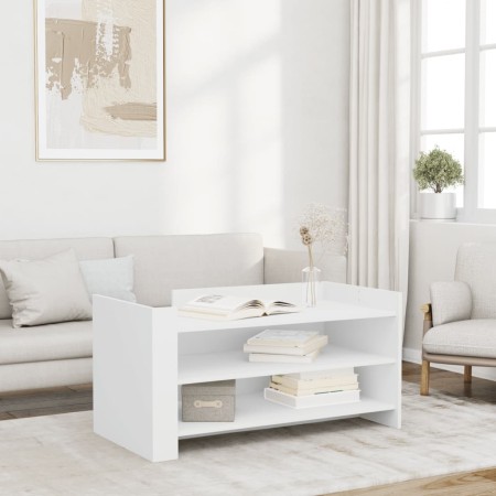 Mesa de centro de madera de ingeniería blanca 100x50x50 cm von , Couchtisch - Ref: Foro24-848346, Preis: 72,71 €, Rabatt: %