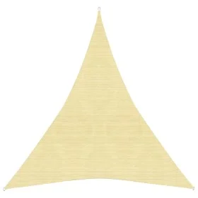 Beige HDPE sail shade 160 g/m² 3x4x4 m by vidaXL, Umbrellas - Ref: Foro24-311145, Price: 22,40 €, Discount: %