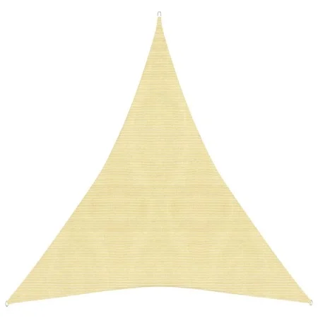 Beige HDPE sail shade 160 g/m² 3x4x4 m by vidaXL, Umbrellas - Ref: Foro24-311145, Price: 22,40 €, Discount: %
