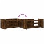 Mesa de centro madera de ingeniería roble ahumado 100x50x50 cm by , Coffee table - Ref: Foro24-848350, Price: 70,85 €, Discou...