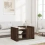 Mesa de centro de madera de ingeniería marrón roble 80x50x50 cm de , Mesas de centro - Ref: Foro24-848359, Precio: 66,03 €, D...