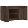 Mesa de centro de madera de ingeniería marrón roble 80x50x50 cm de , Mesas de centro - Ref: Foro24-848359, Precio: 66,03 €, D...