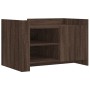 Mesa de centro de madera de ingeniería marrón roble 80x50x50 cm by , Coffee table - Ref: Foro24-848359, Price: 66,83 €, Disco...