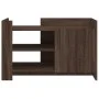 Mesa de centro de madera de ingeniería marrón roble 80x50x50 cm de , Mesas de centro - Ref: Foro24-848359, Precio: 66,03 €, D...