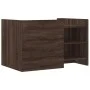 Mesa de centro de madera de ingeniería marrón roble 80x50x50 cm de , Mesas de centro - Ref: Foro24-848359, Precio: 66,03 €, D...